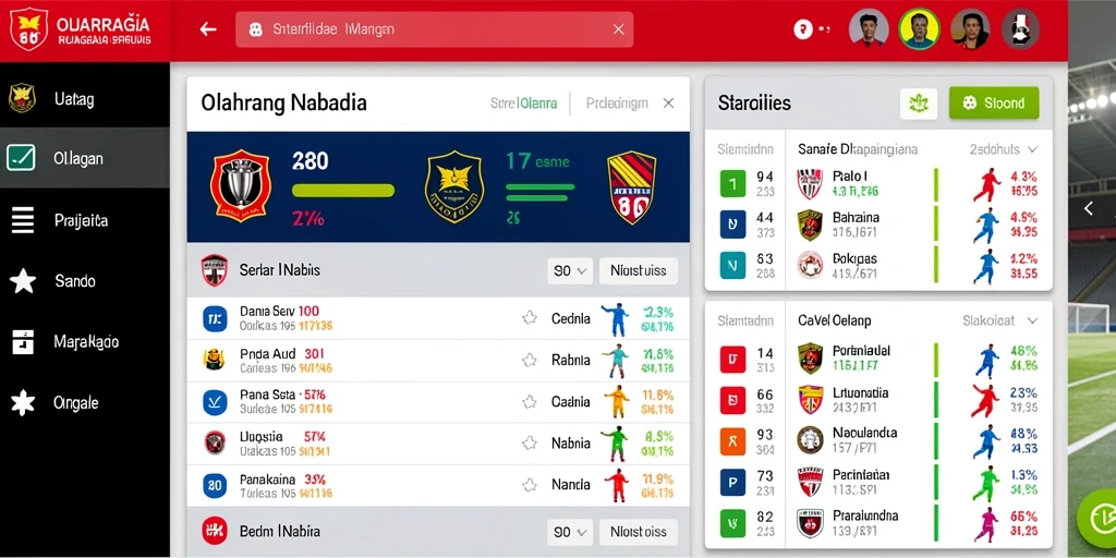 Leaderboard yang menunjukkan peringkat pemain secara global.