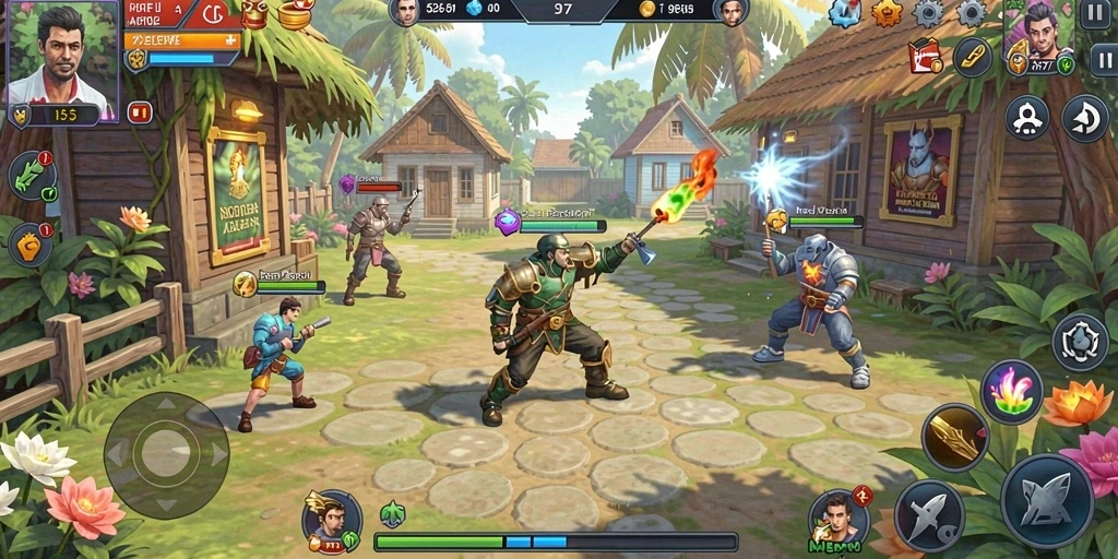 Mode multiplayer yang seru dan kompetitif.