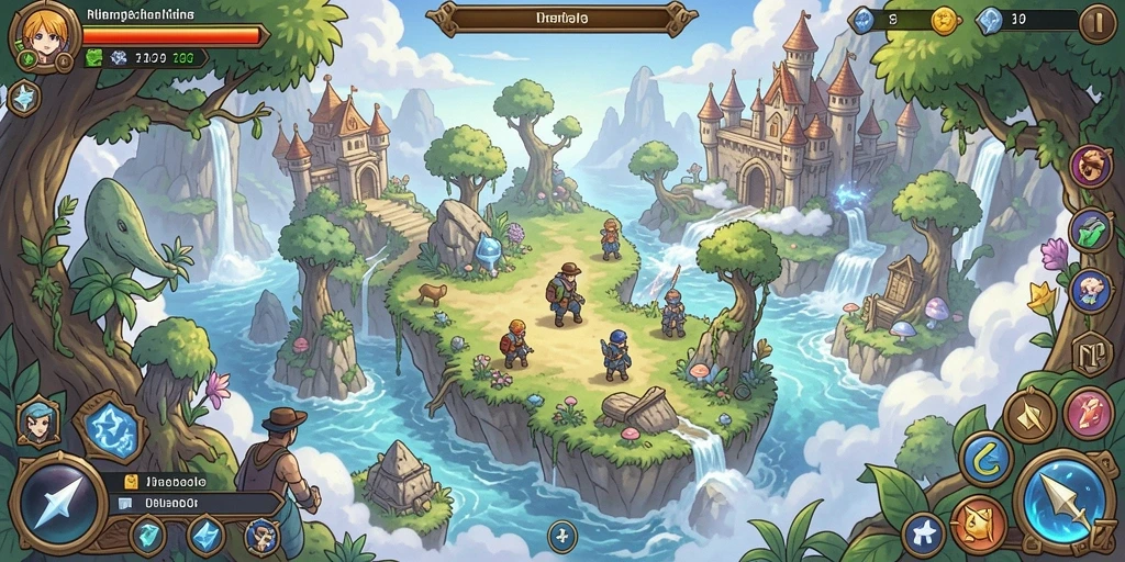 Cuplikan aksi multiplayer yang mendebarkan dengan teman-teman.