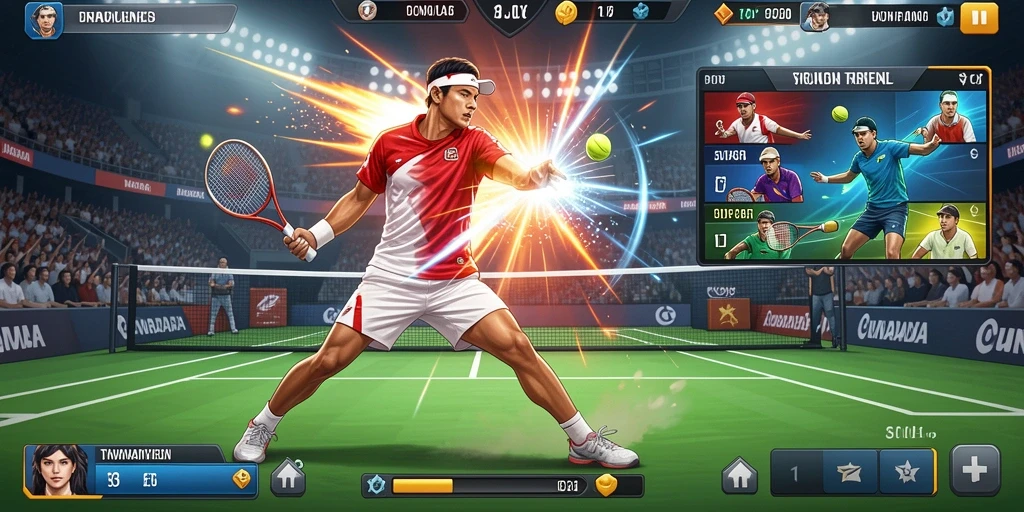 Fitur event dan turnamen dengan hadiah menarik.