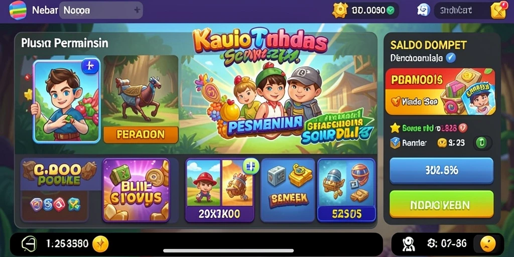 Fitur leaderboard menampilkan peringkat pemain dari seluruh dunia.