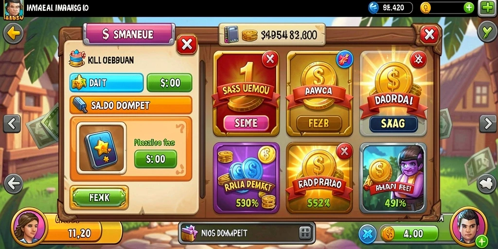 Interaksi sosial dalam mode multiplayer.