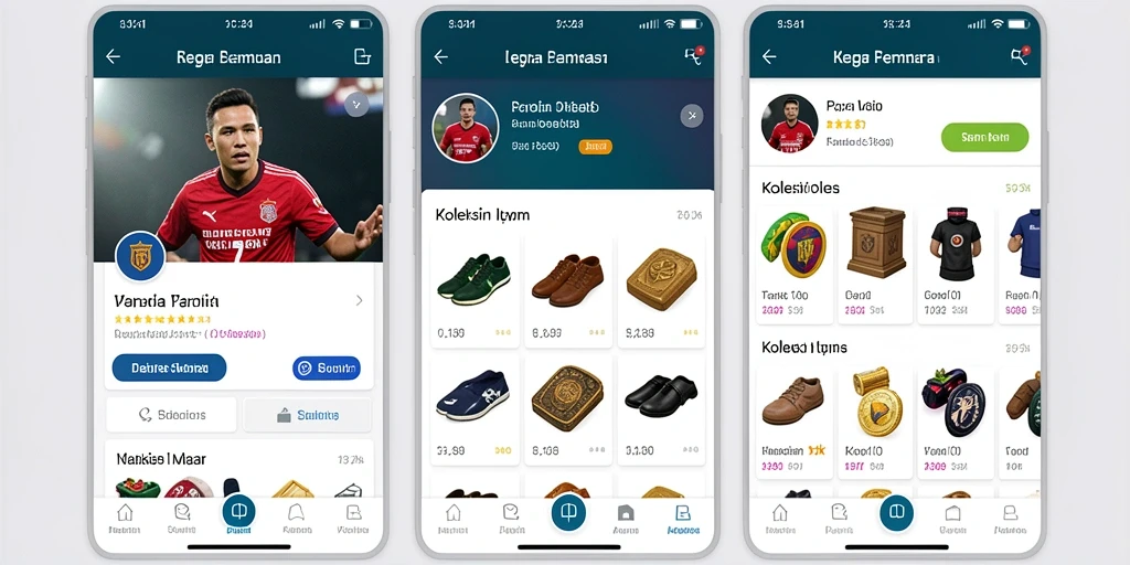 Fitur sosial untuk berinteraksi dengan pemain lain.