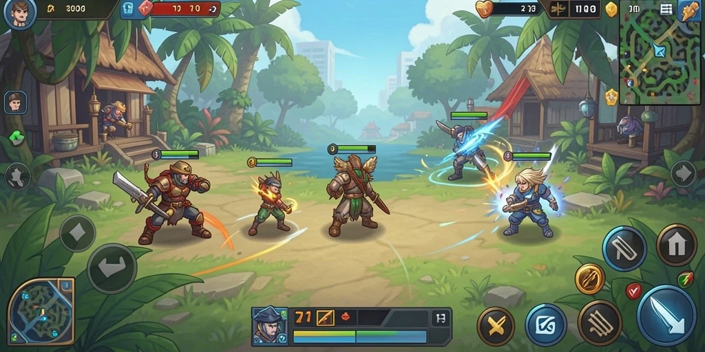 Screenshot menunjukkan karakter baru yang diperkenalkan.